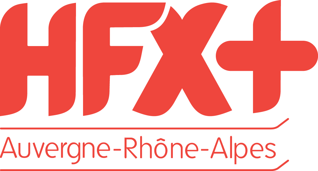 HFX+ Auvergne-Rhône-Alpes - CG_HFX+_Logos simples_rouge - Julie PEYRON DAUVERGNE