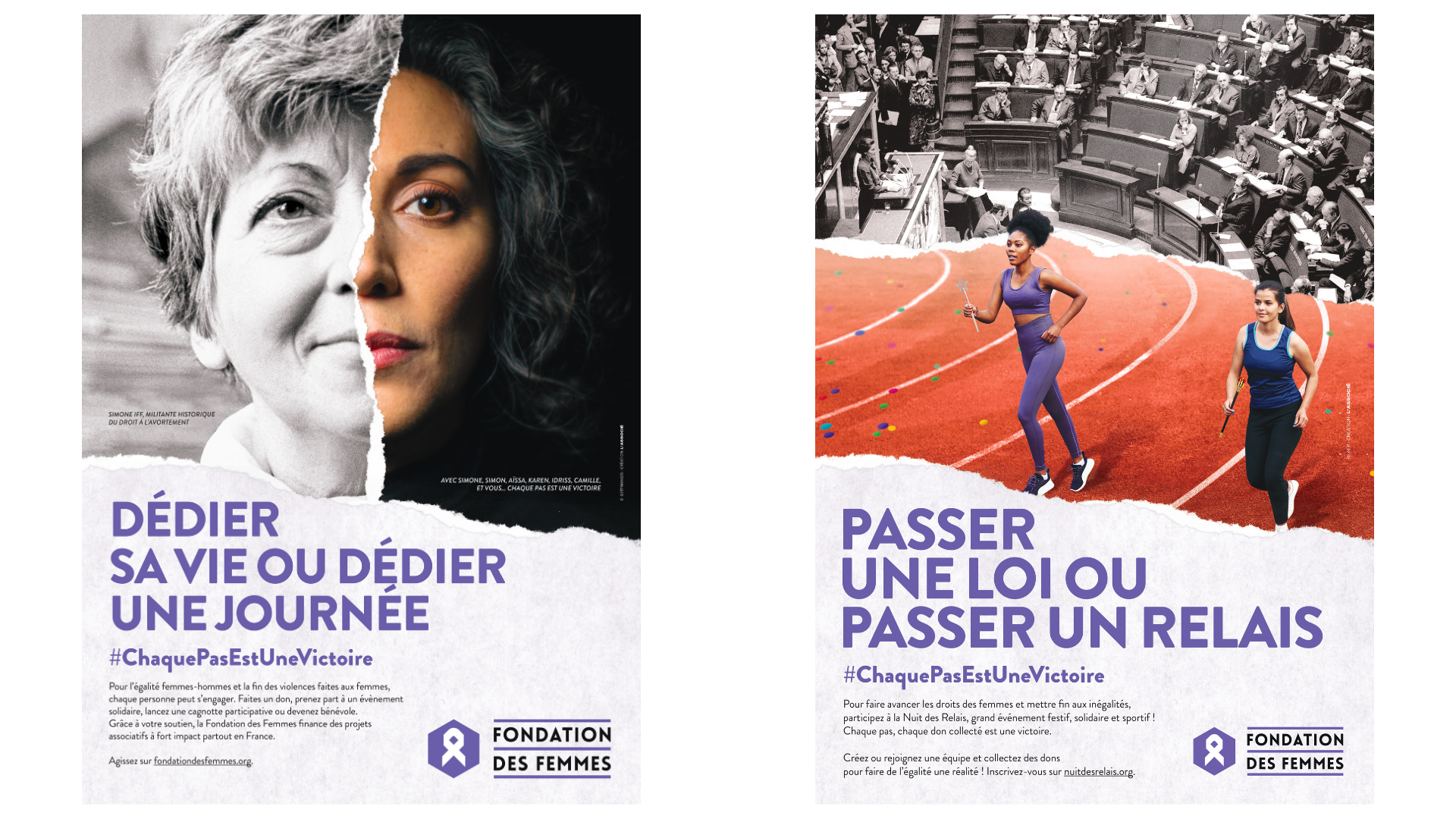 Les visuels de la campagne 1